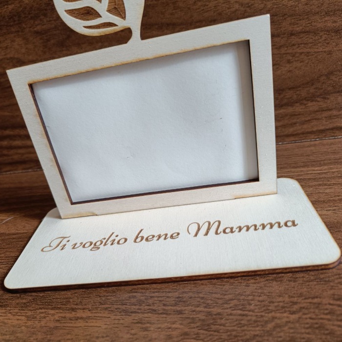 Portafoto con cornice a forma di Rosa